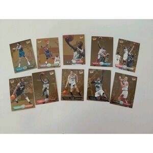 LOT of 10 Fleer Ultra 2001 - 2002 NBA Trading Cards Collection Mixed